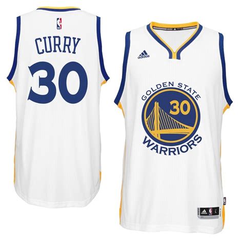 Youth Golden State Warriors Stephen Curry adidas White Replica 